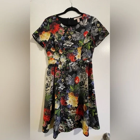 Forever 21 Dresses Floral Knee Length Dress Poshmark